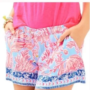 Lilly Pulitzer Katia Mid-Rise Shorts Size Small