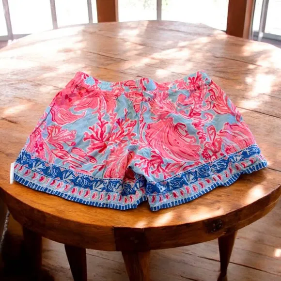 Lilly Pulitzer Katia Mid-Rise Shorts Size Small