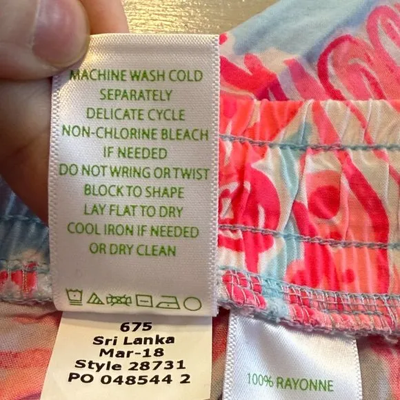 Lilly Pulitzer Katia Mid-Rise Shorts Size Small