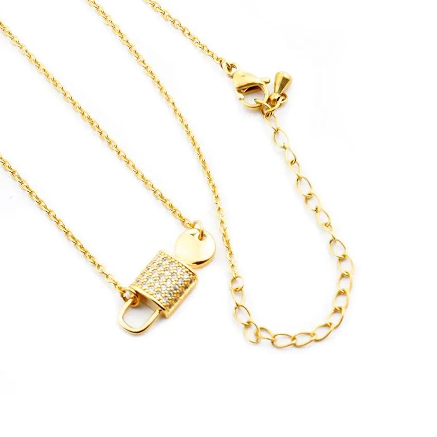 Lock and Key Necklace