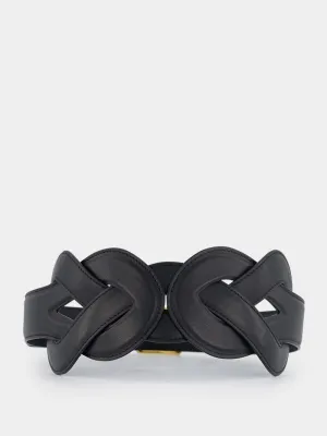 Loopy Belt Calf Leather Black