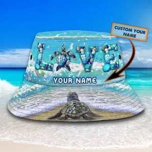 Love Turtle - Custom Bucket Hat - Cv98 BQBC