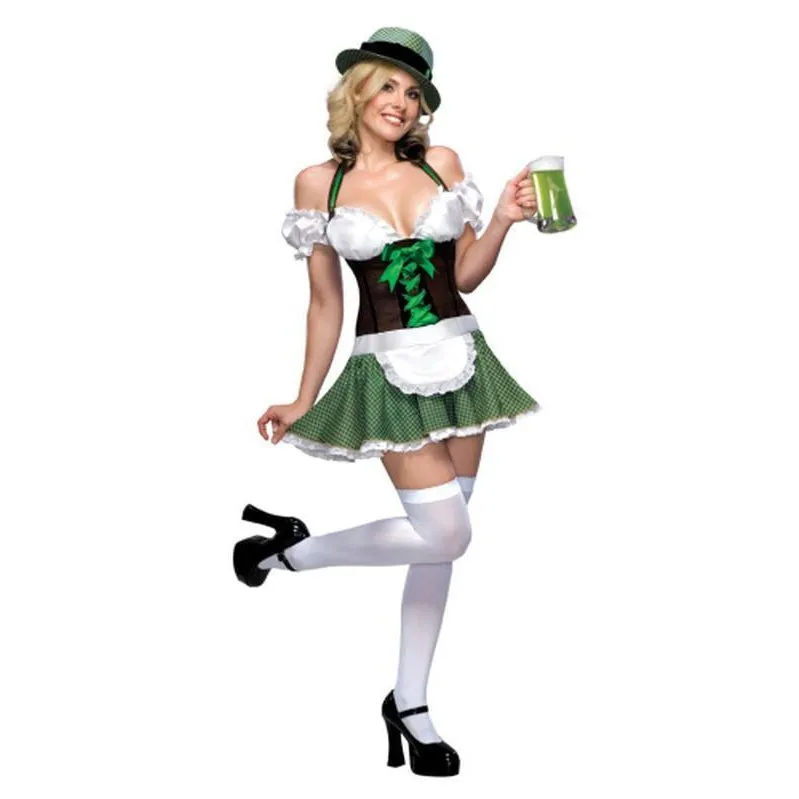 Lucky Charm Barmaid Costume Size M