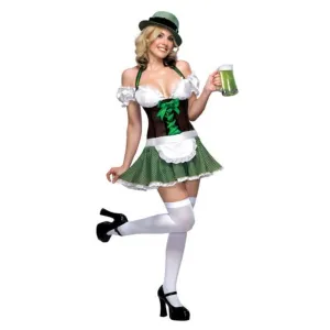Lucky Charm Barmaid Costume Size M