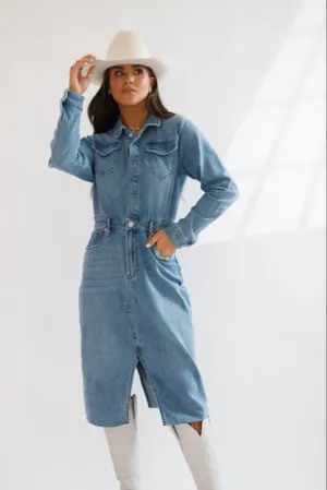 Lulu Denim Shirtdress