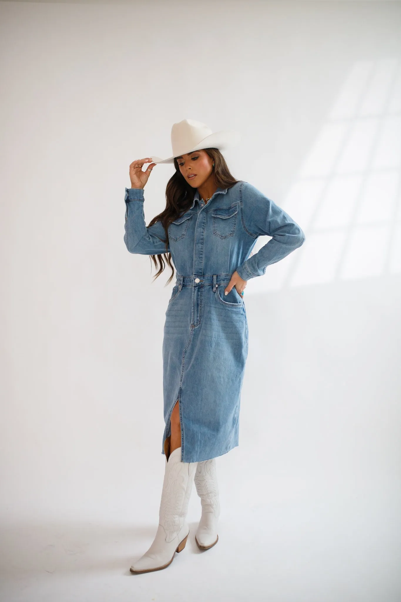 Lulu Denim Shirtdress