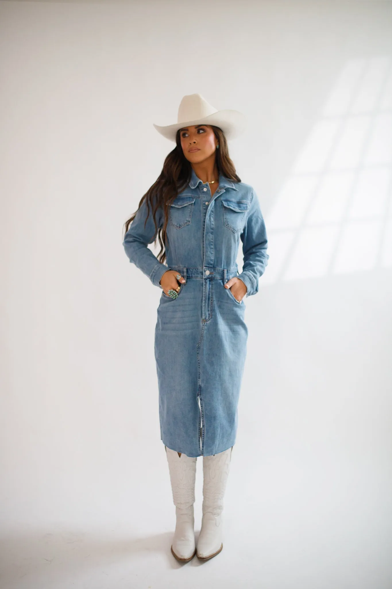 Lulu Denim Shirtdress