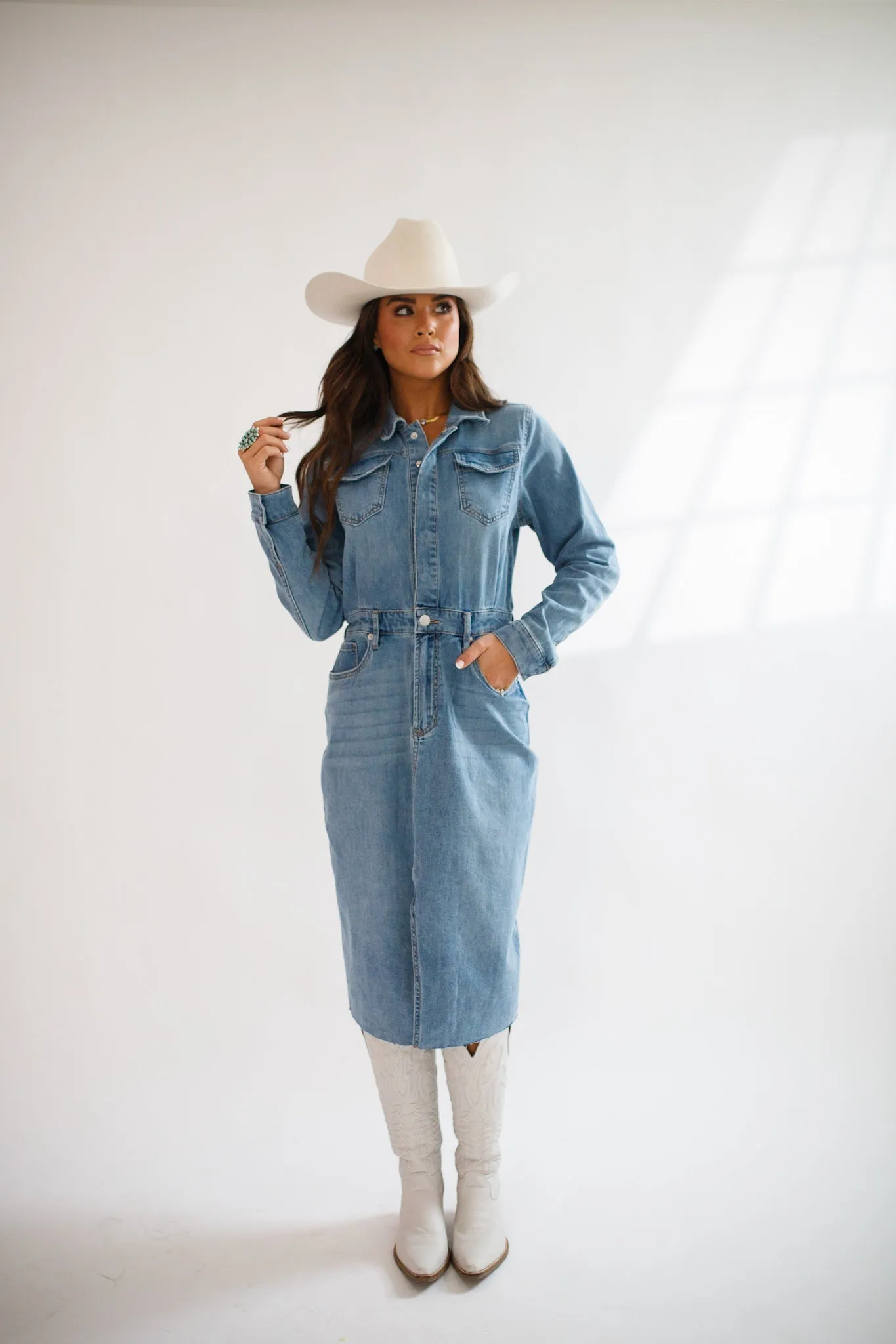 Lulu Denim Shirtdress