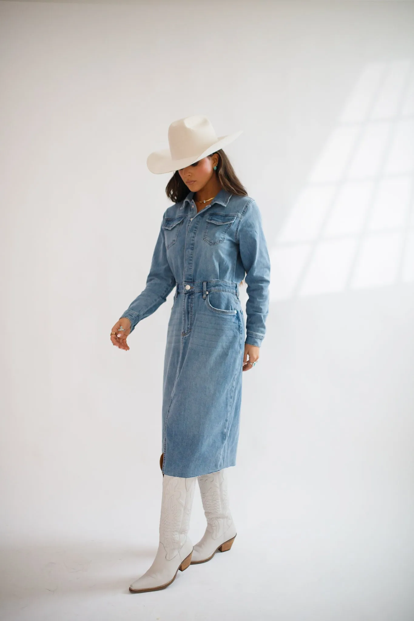 Lulu Denim Shirtdress