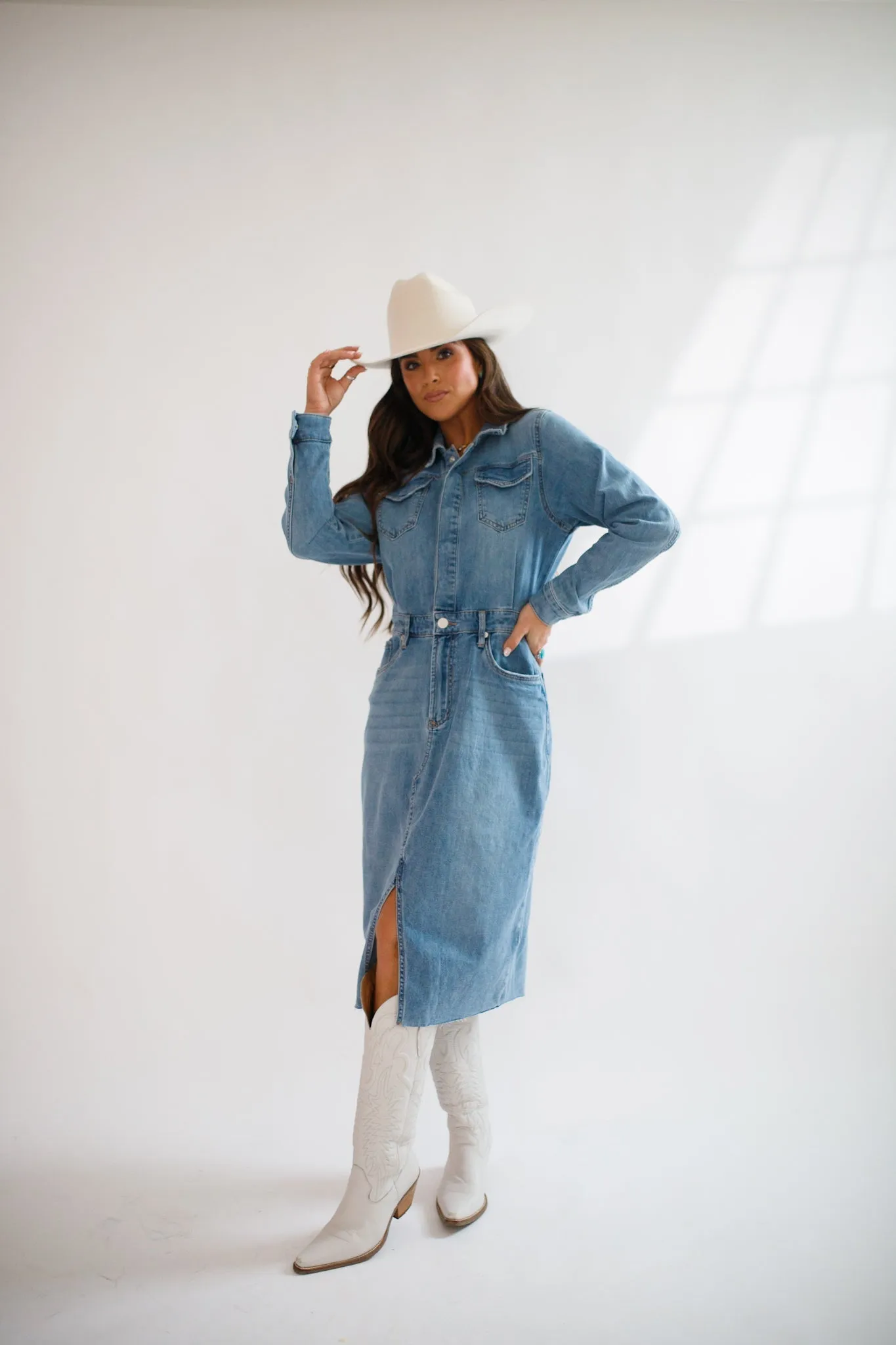 Lulu Denim Shirtdress