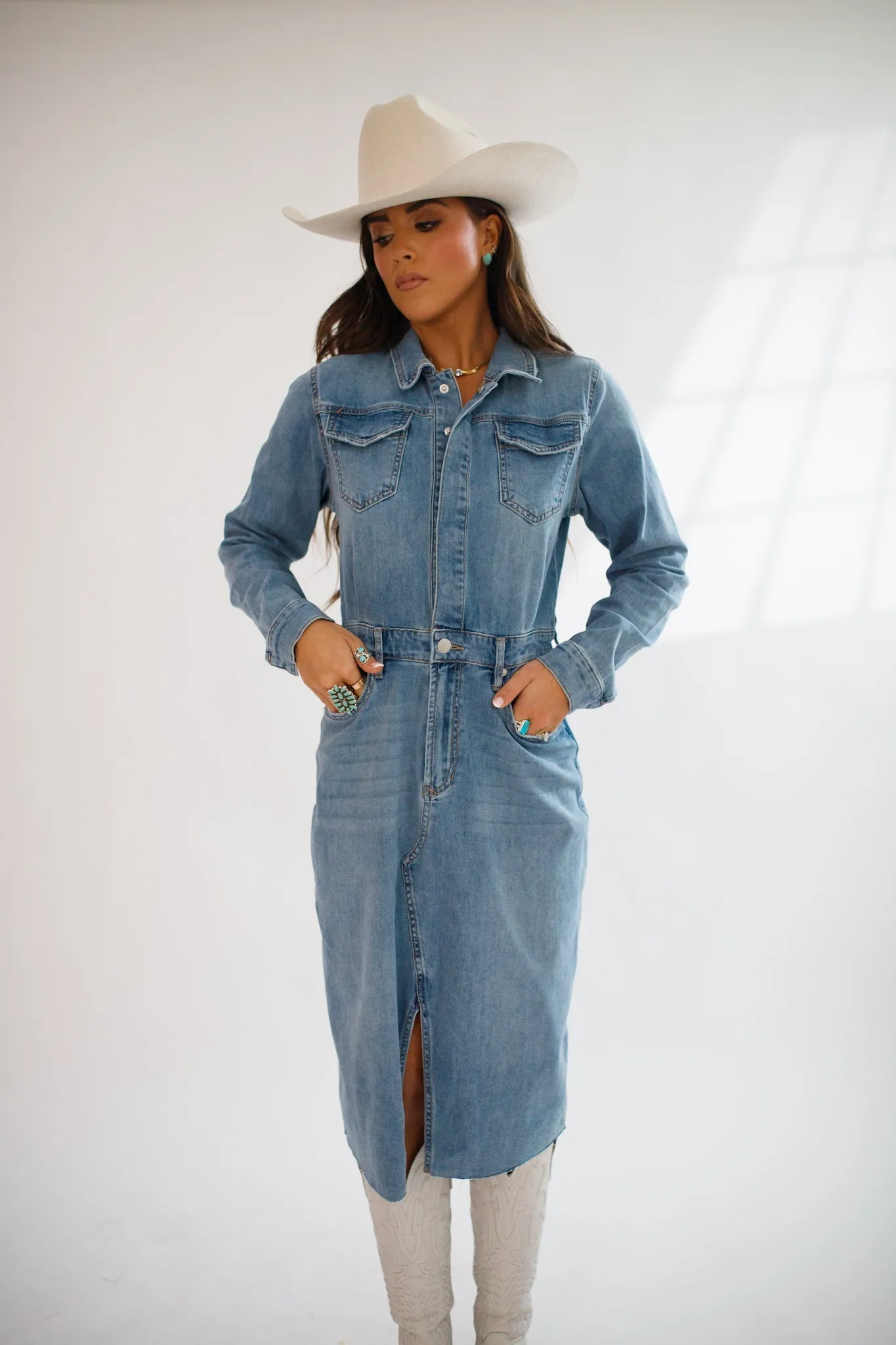 Lulu Denim Shirtdress