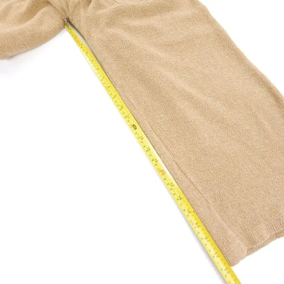 MADEWELL MWL Cozybrushed Henley Top Straight Sweatpants Lounge Set Pajamas Camel