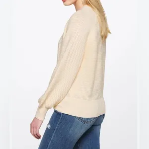 Madewell Stronger Raglan Pullover Size XS, Antique Cream