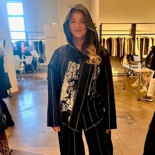 Mara Gibbucci Jacket, Hoodie, Black/White S & L