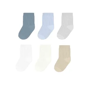 Mayoral - Blue Set of 6 Socks (9860)