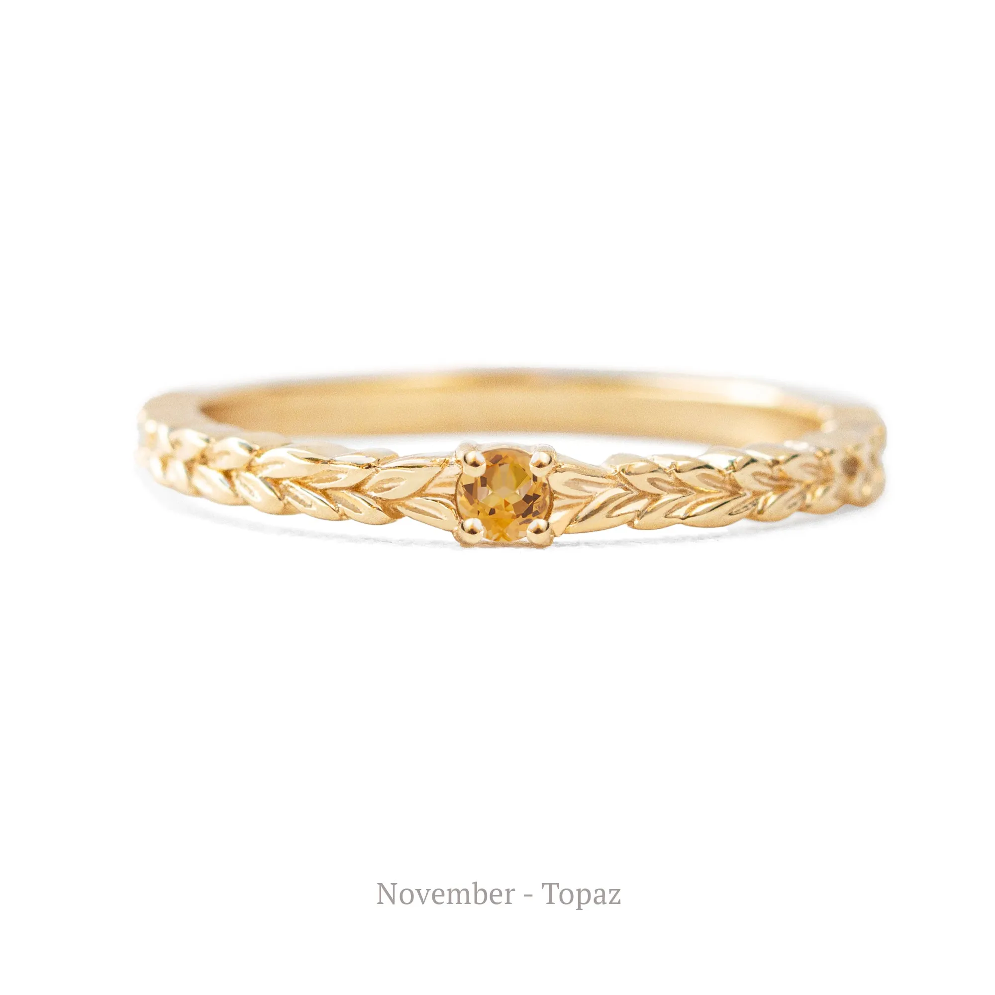 Meadow Birthstone Ring