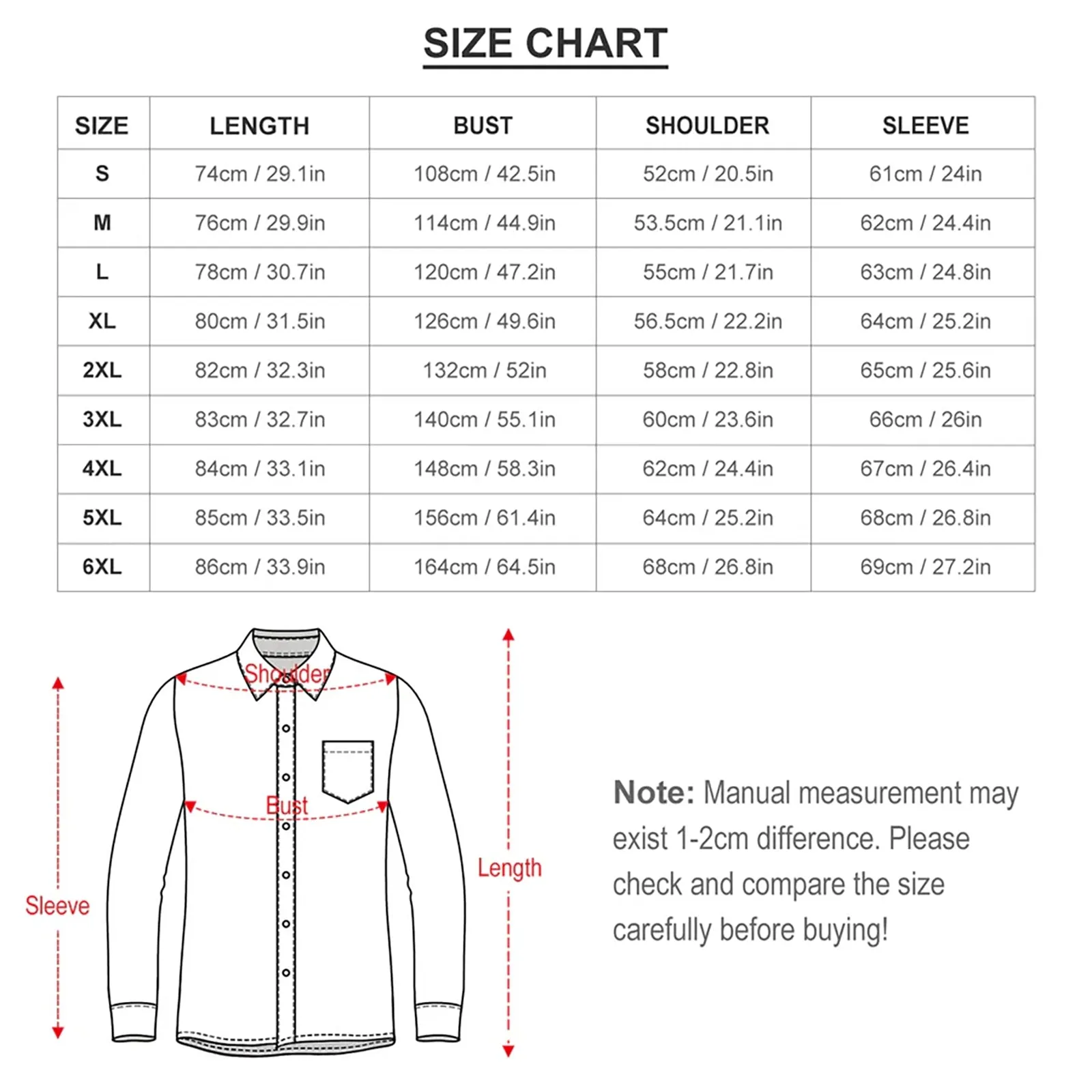 Men's Christmas Santa Claus Rudolph Button Up Long Sleeve Shirt