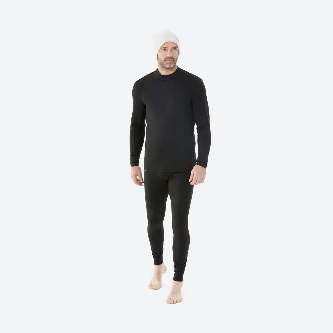 Men’s Ski Base Layer Bottoms - BL 500 - Black