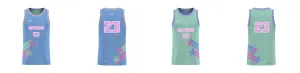 Meteor Core Reversible Basketball Singlet Design Your Own