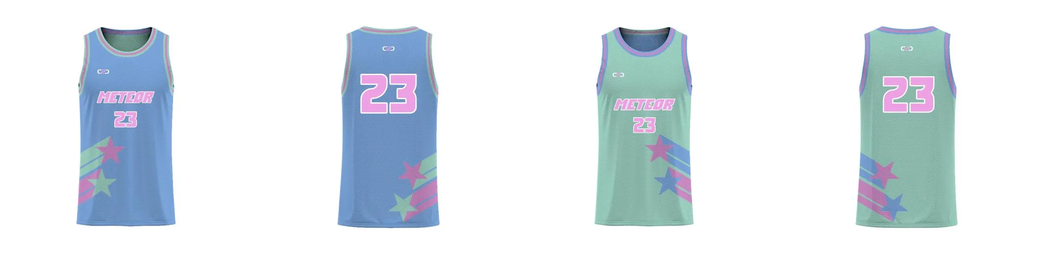 Meteor Core Reversible Basketball Singlet Design Your Own