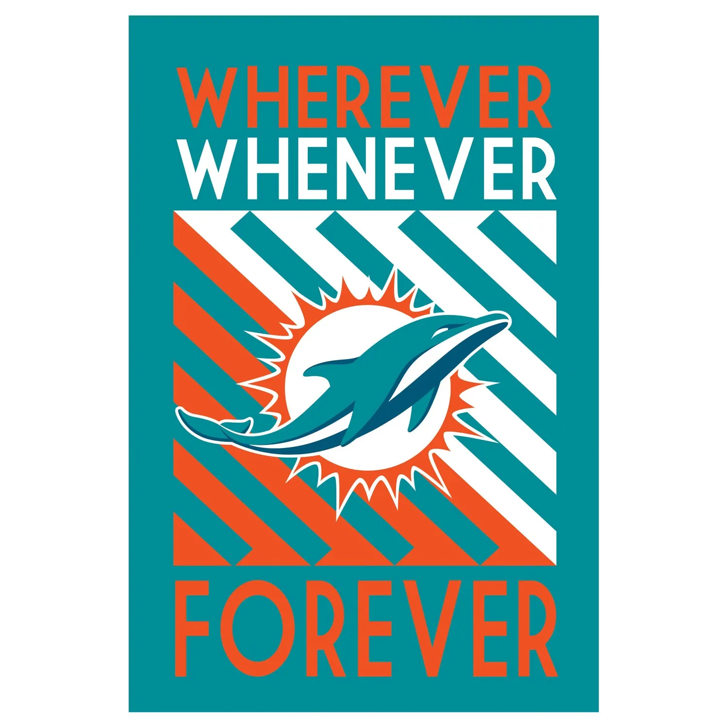 Miami Dolphins, WWF Fan REG,13lu3816wwf
