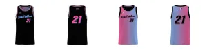 Miami Gradient Core Reversible Basketball Singlet Design Your Own Custom