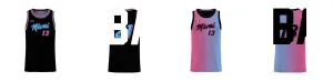 Miami Gradient Core Reversible Basketball Singlet Design Your Own Custom