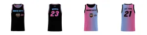 Miami Gradient Core Reversible Basketball Singlet Design Your Own Custom