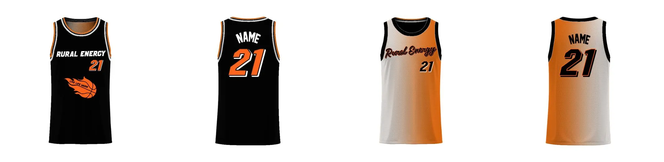 Miami Gradient Core Reversible Basketball Singlet Design Your Own Custom