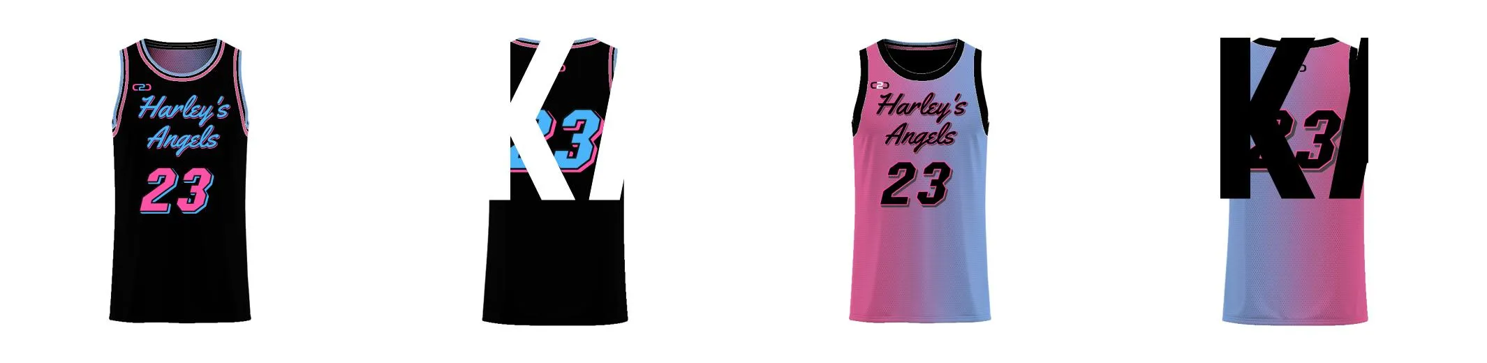Miami Gradient Core Reversible Basketball Singlet Design Your Own Custom