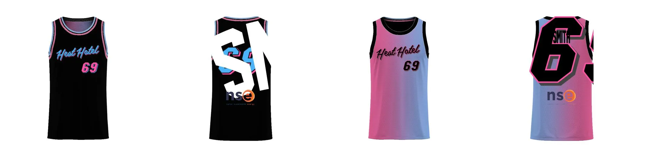 Miami Gradient Core Reversible Basketball Singlet Design Your Own Custom