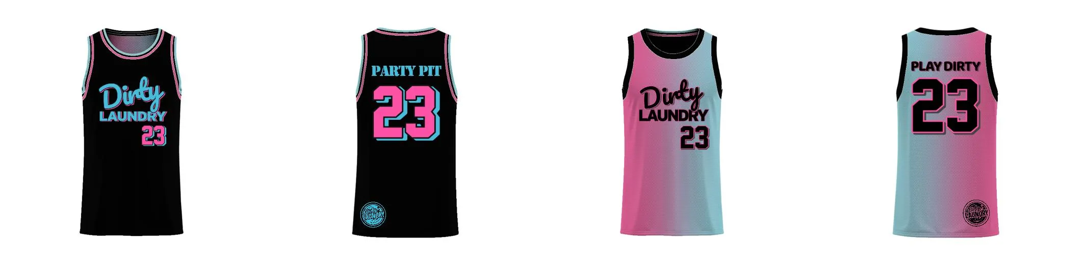 Miami Gradient Core Reversible Basketball Singlet Design Your Own Custom