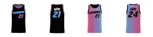 Miami Gradient Core Reversible Basketball Singlet Design Your Own Custom