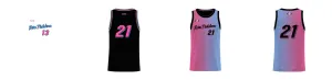 Miami Gradient Core Reversible Basketball Singlet Design Your Own Custom