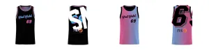 Miami Gradient Core Reversible Basketball Singlet Design Your Own Custom