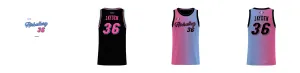 Miami Gradient Core Reversible Basketball Singlet Design Your Own Custom
