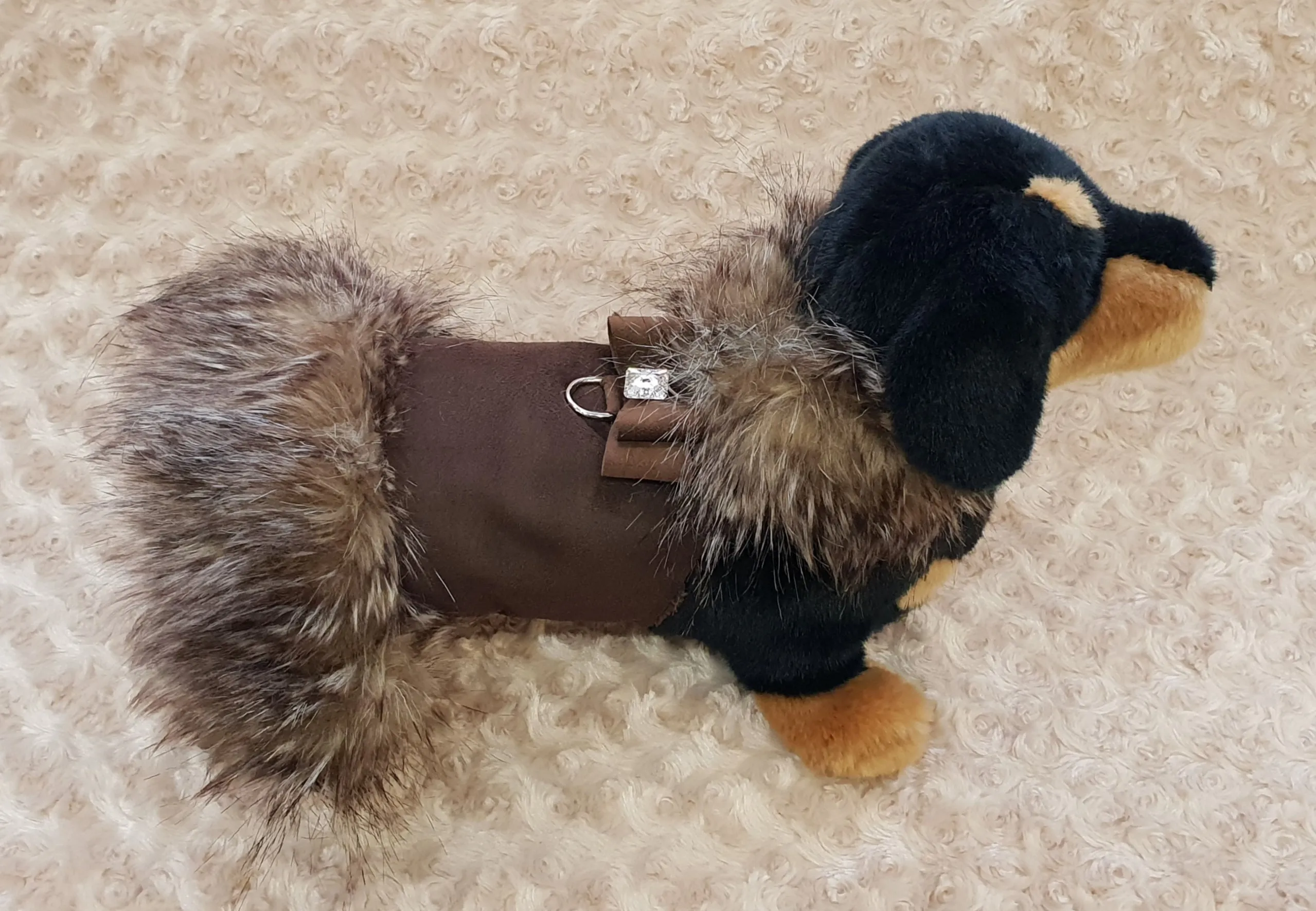 Microsuede Fur Coat