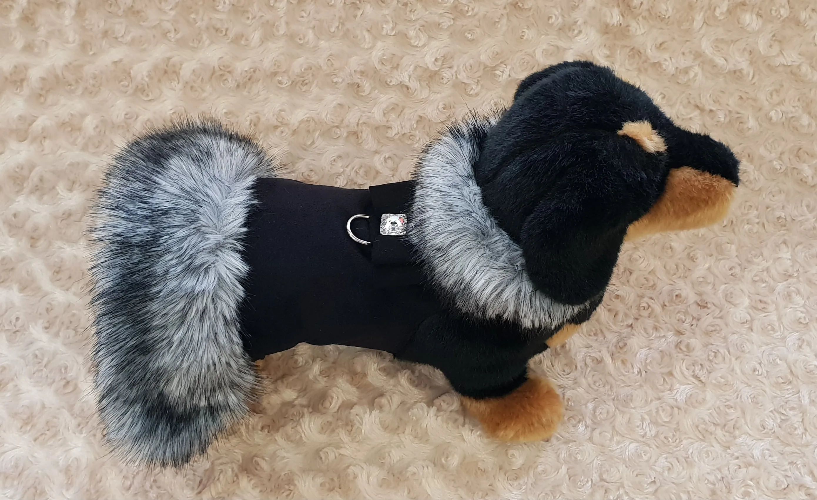 Microsuede Fur Coat