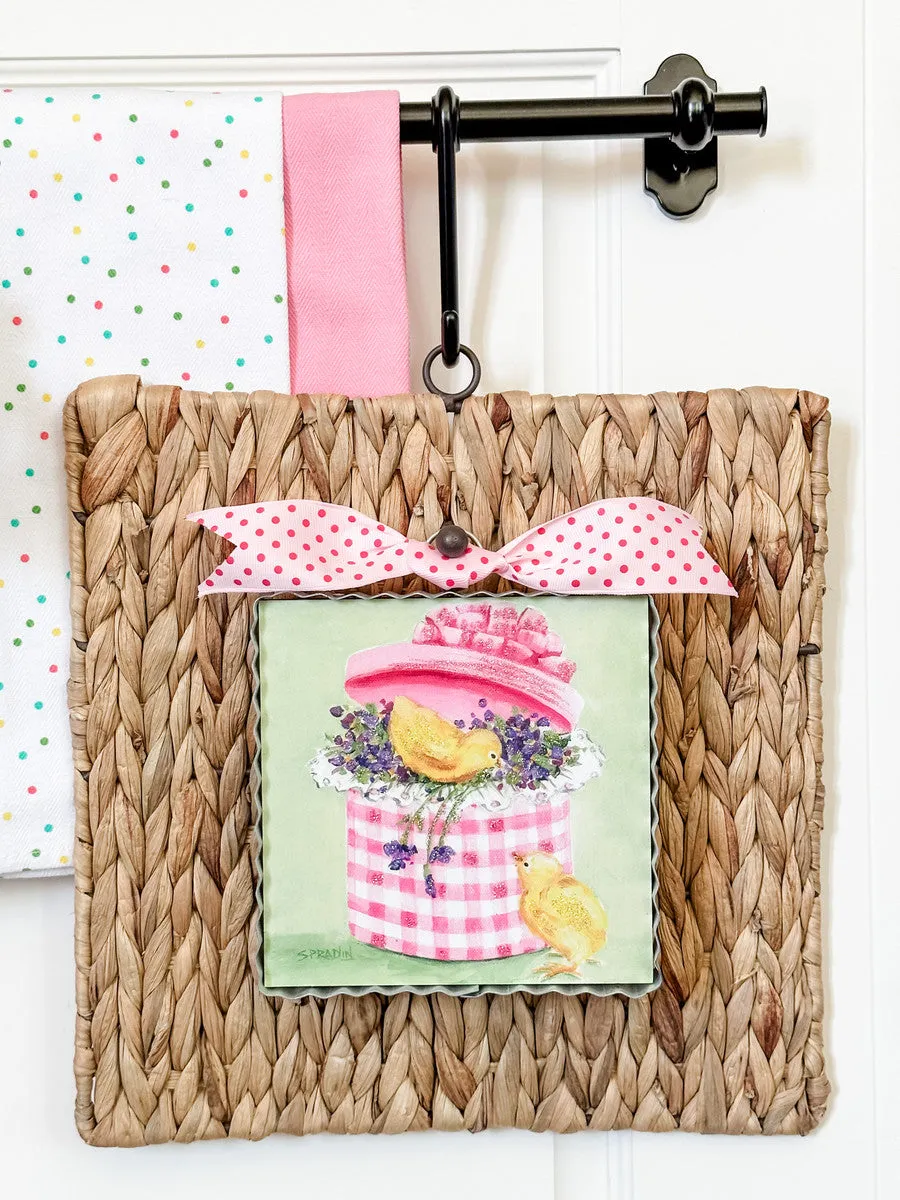 Mini Vintage Box of Chicks Print