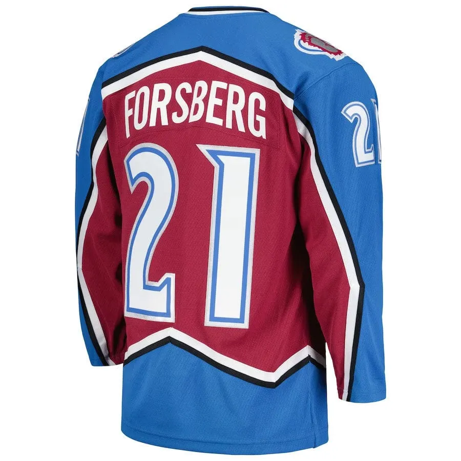 Mitchell & Ness Blue Line Vintage Senior Jersey - Peter Forsberg