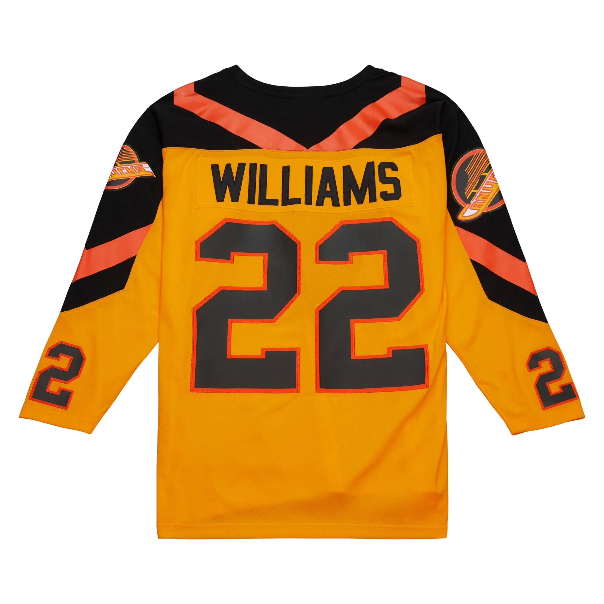 Mitchell & Ness Blue Line Vintage Senior Jersey - Vancouver Canucks Tiger Williams