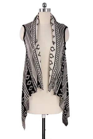 Mixed Print Striped Pattern Po