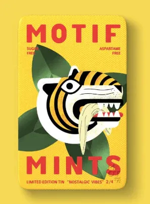 Motif Mints Nostalgic Vibes