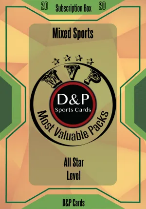 MVP Subscription Box - Mixed Sports - All Star Level - One Time Purchase