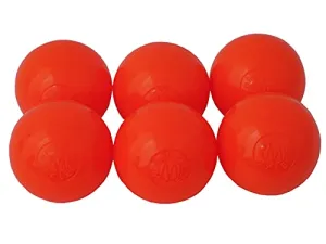Mylec Warm Weather Hockey Balls, (Pack of 6) ORANGE