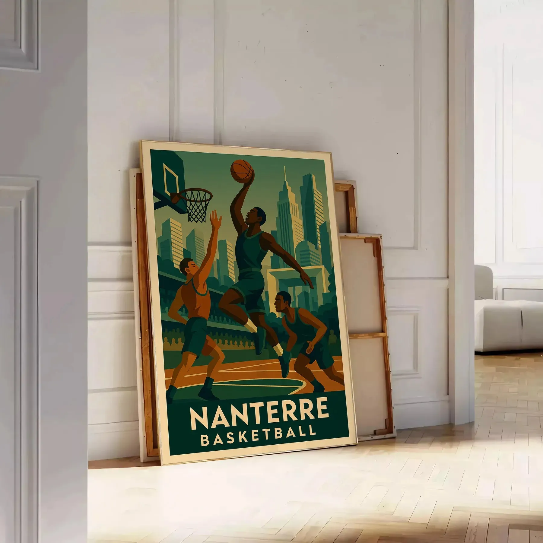 Nanterre Basketball Poster