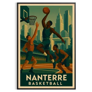Nanterre Basketball Poster