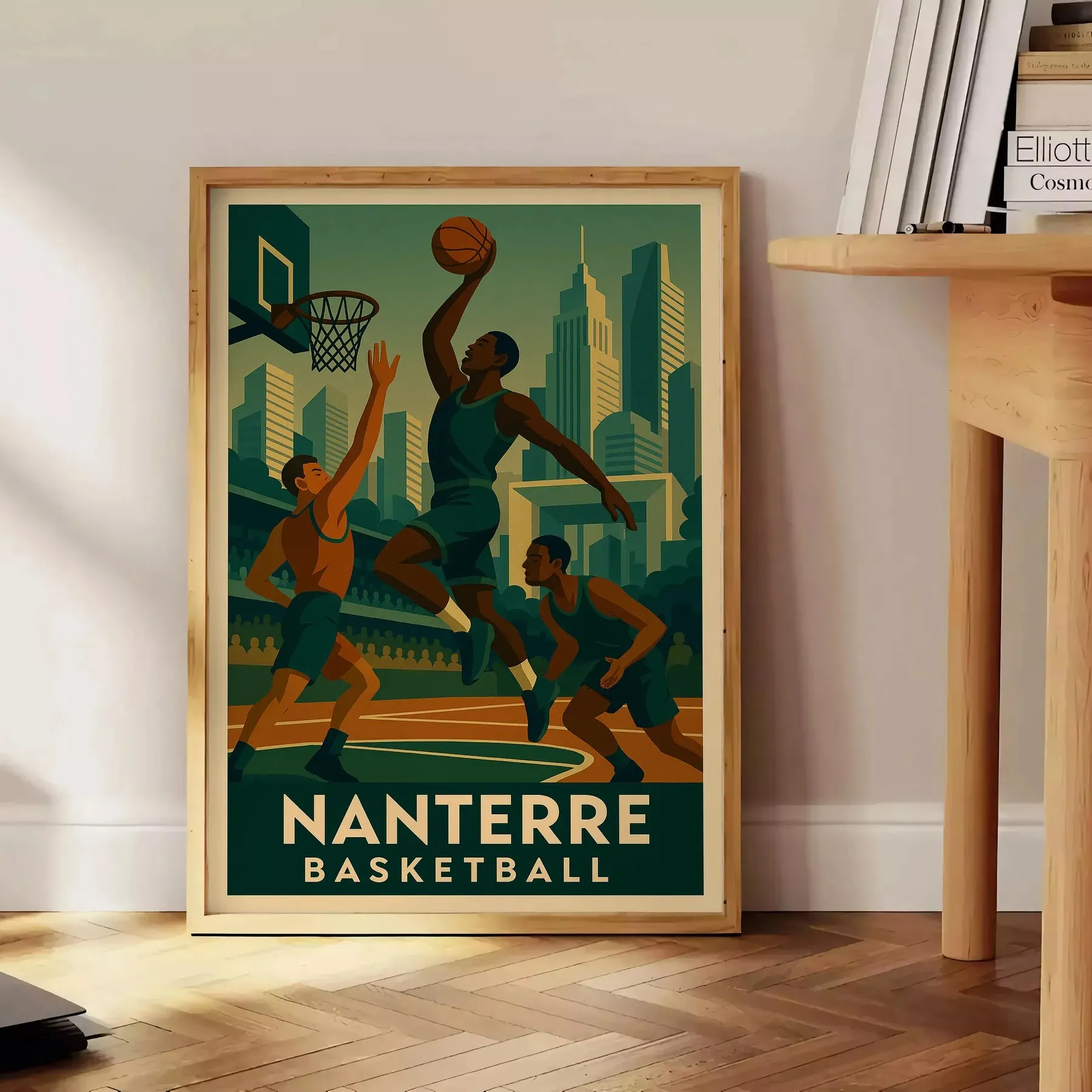 Nanterre Basketball Poster