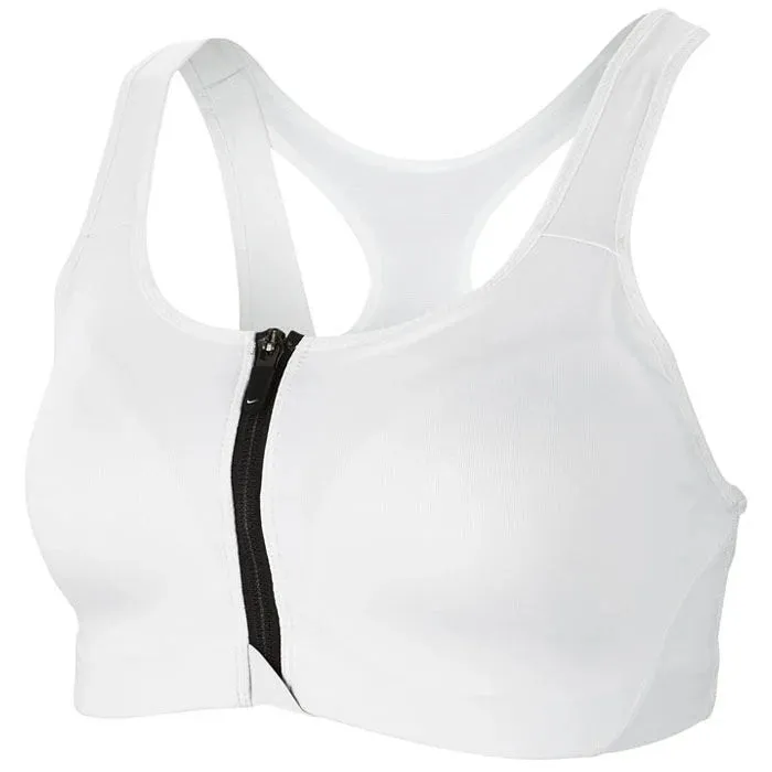 New Nike Women's Shape High Support Sports Bra, white, Sz XL!