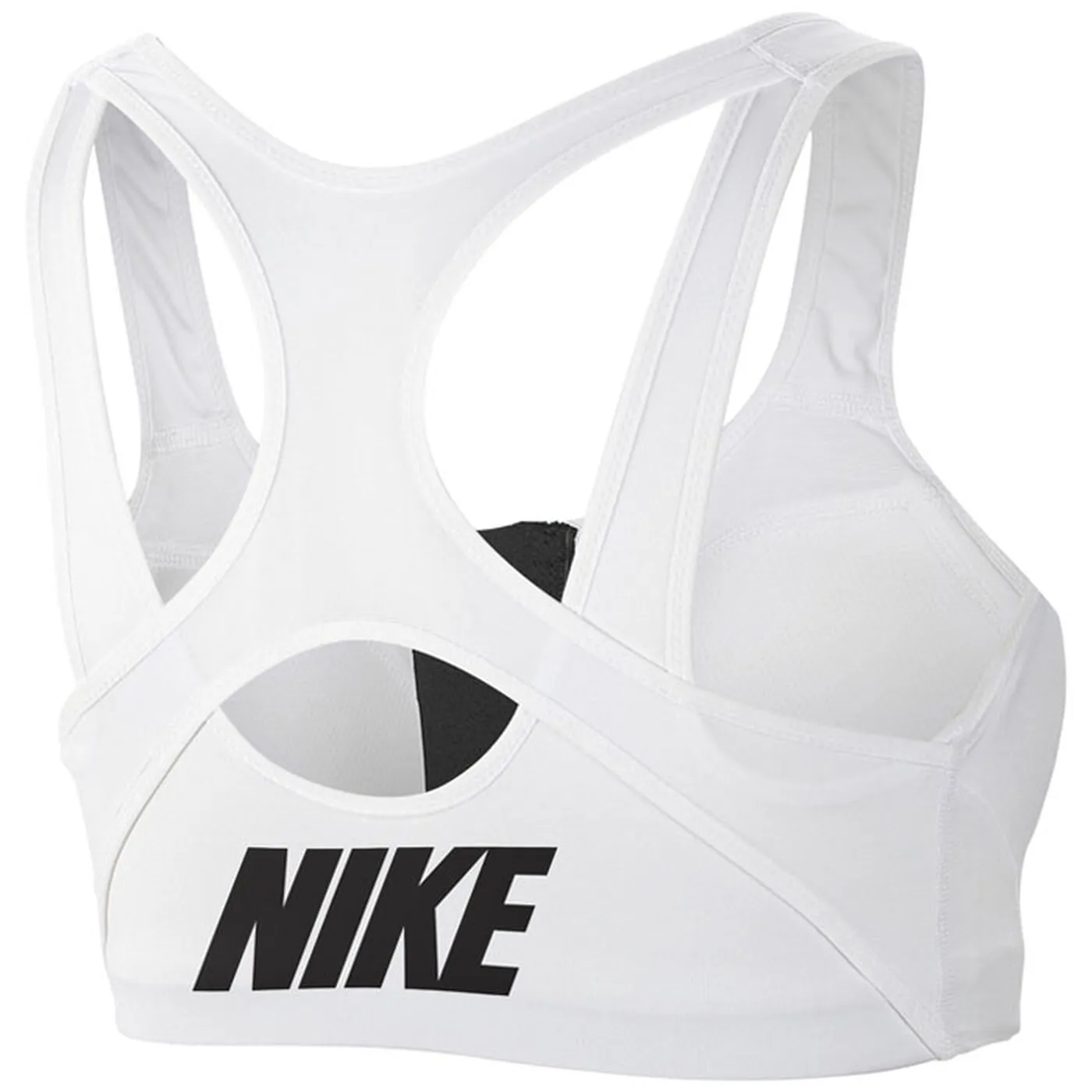 New Nike Women's Shape High Support Sports Bra, white, Sz XL!